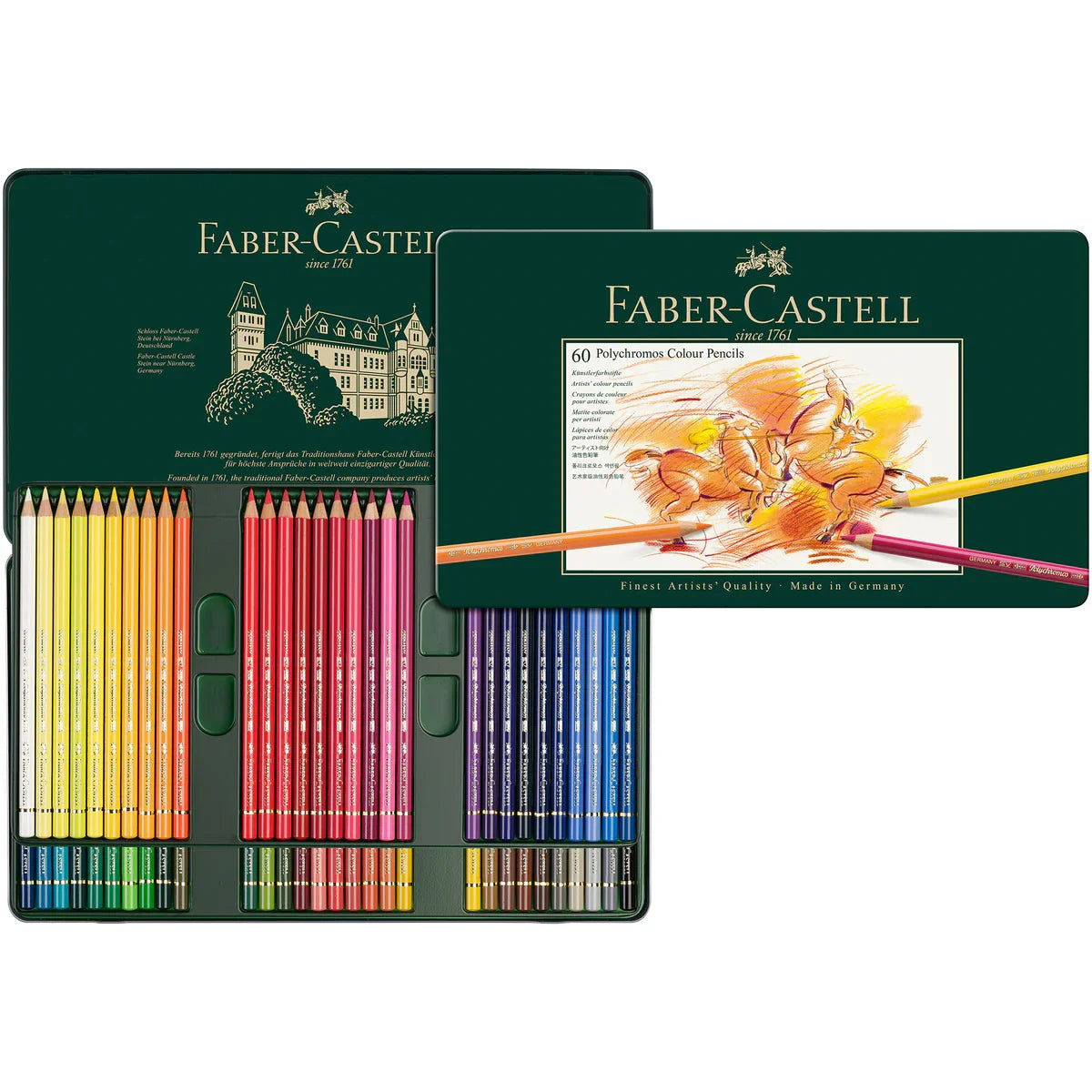 Faber-Castell Polychromos Pencils - Set of 60 FC110060