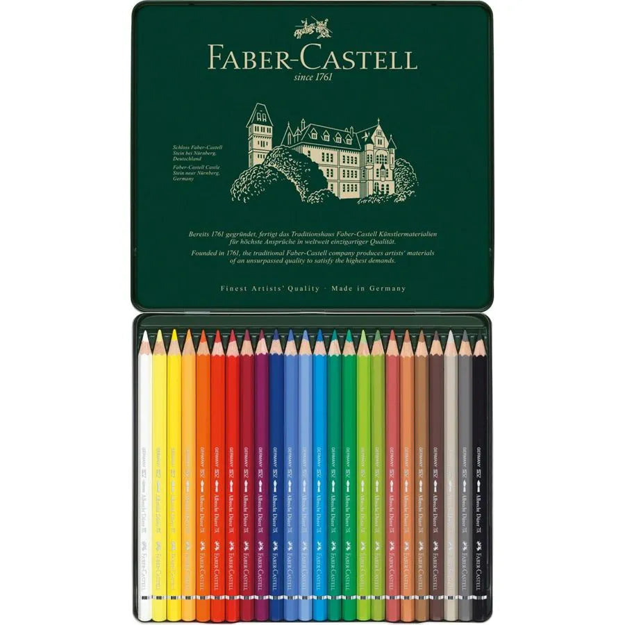 Faber-Castell Albrecht Durer Artists Water Color Pencils Tin of 24 FC117524