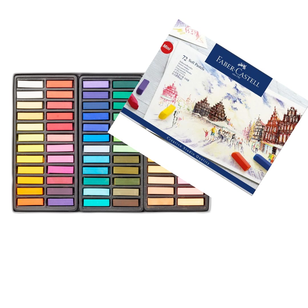 Faber-Castell Soft Pastels Mini Set of 72 Color FC128272