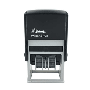 Shiny Self Ink Stamp Dater 'Faxed' (S-403UK) v2