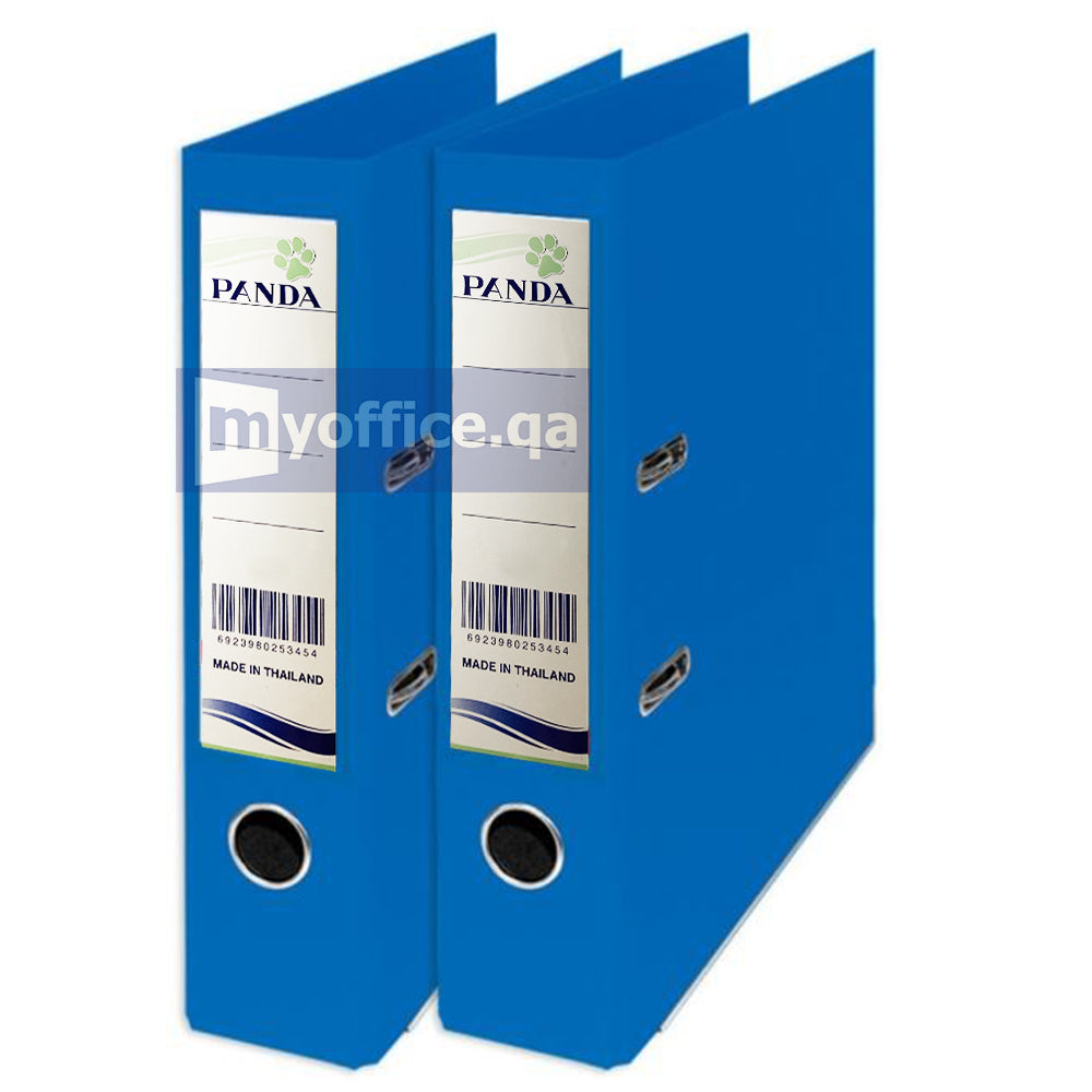 PVC Box File F/S Blue 75mm