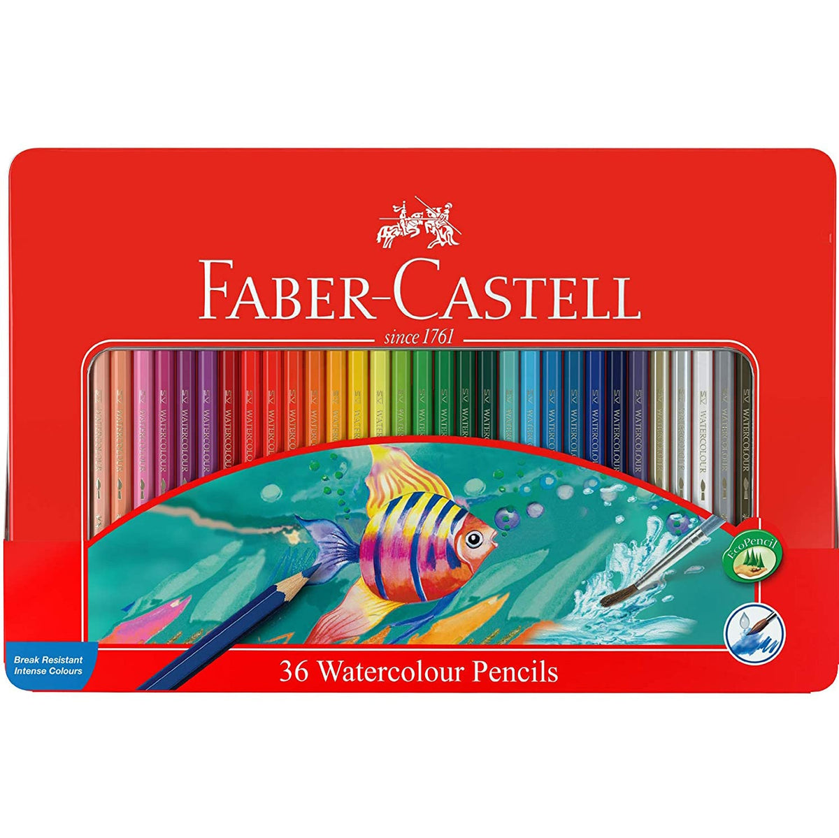 Faber-Castell Water Colour Pencils (36) Metal Case Set FCI115931