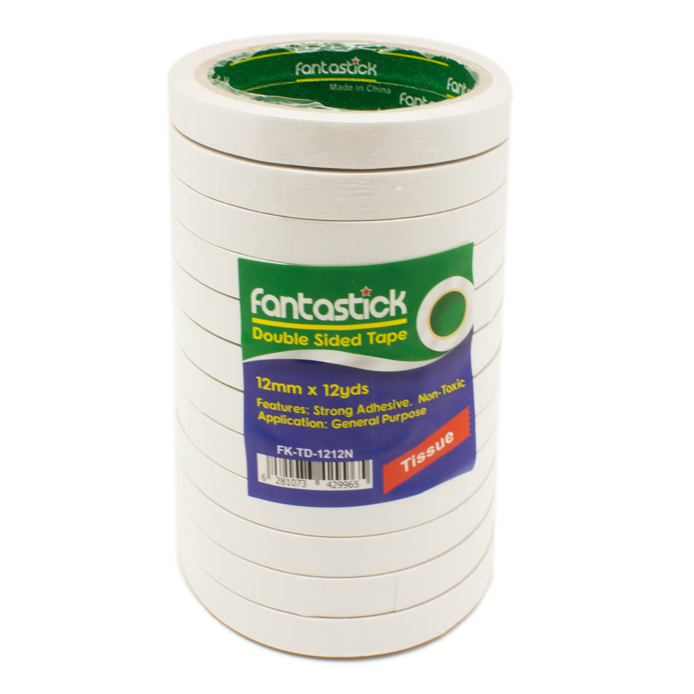 Fantastick 1212N Double Sided Tape 1/2"x12 Yards