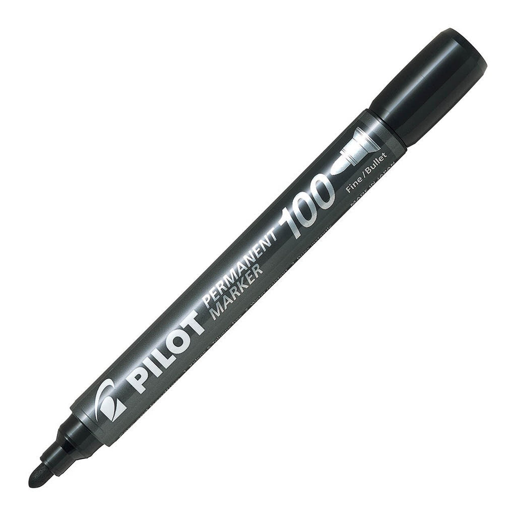Pilot SCA-100 Permanent Marker Bullet Tip (Pack of 12)