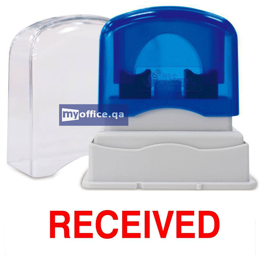 Shiny OA Pre Ink Stamp 'Received' Red (EN194-PG)