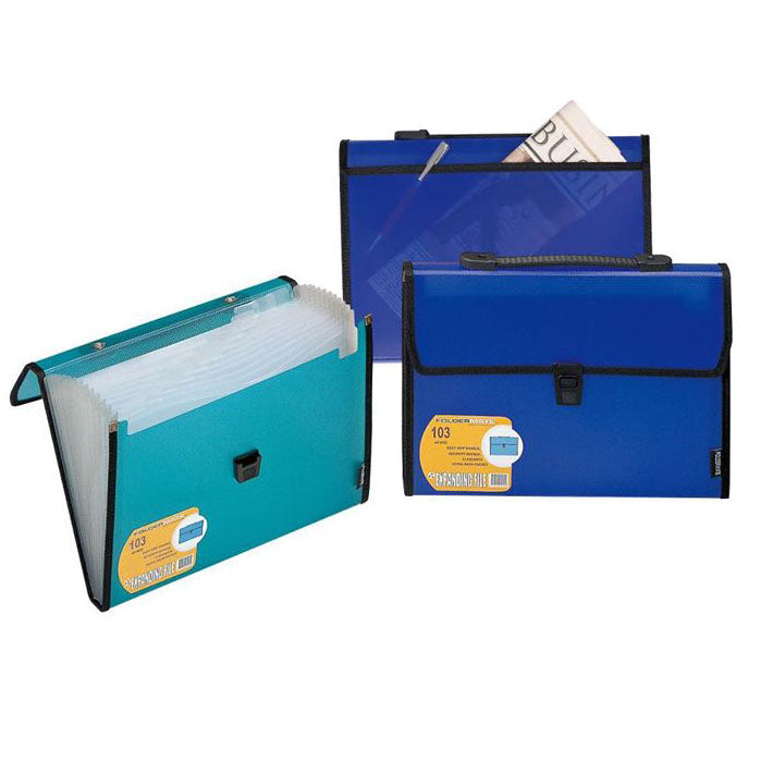Foldermate Expanding File 13 Pocket A4 FE-103-ASS