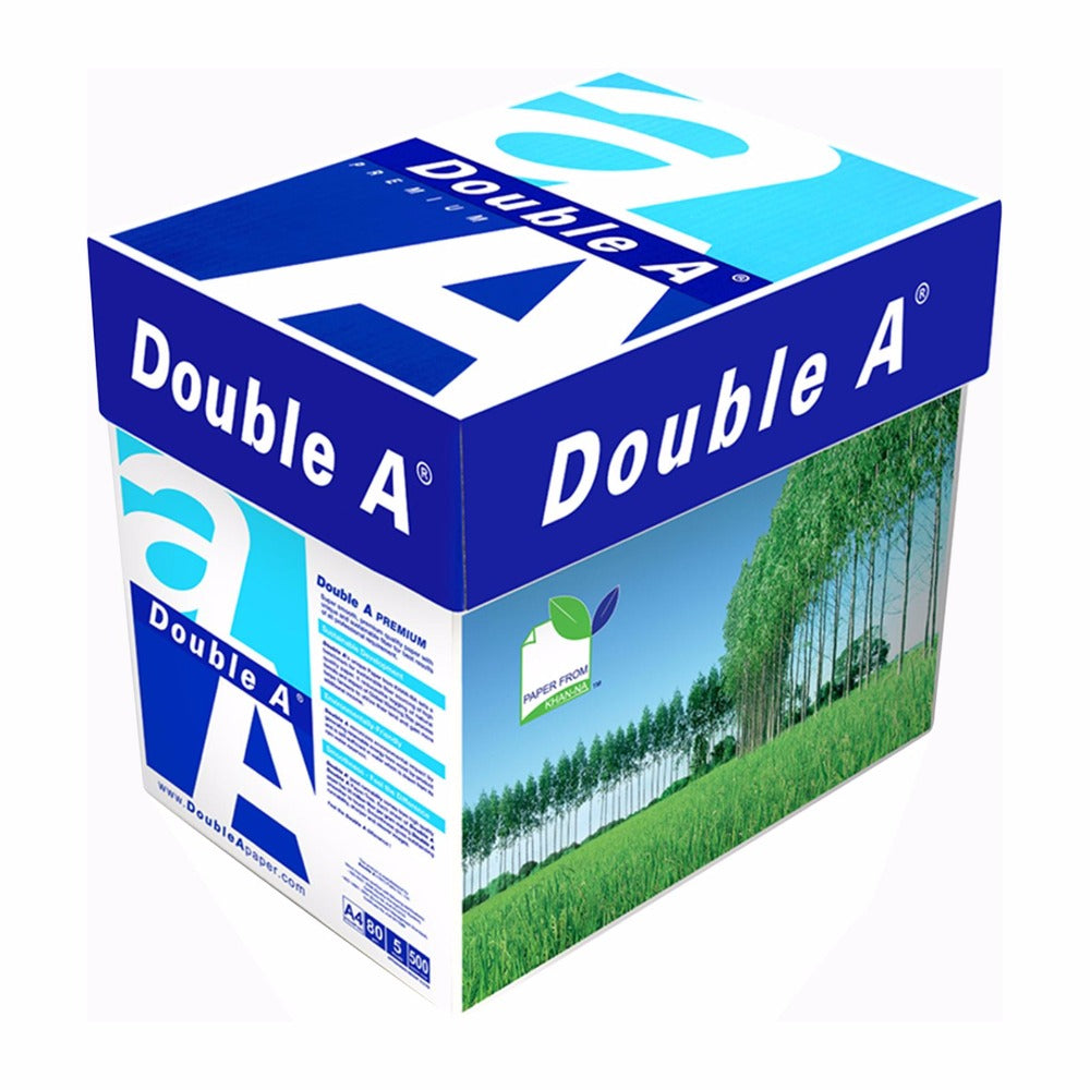 Double A Photocopy Paper A4 80gsm 5 Ream/Box