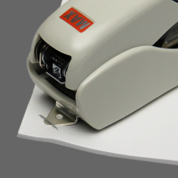 MAX HD-50F Standard Stapler, Flat Clinch, 30 Sheets, Random Colors