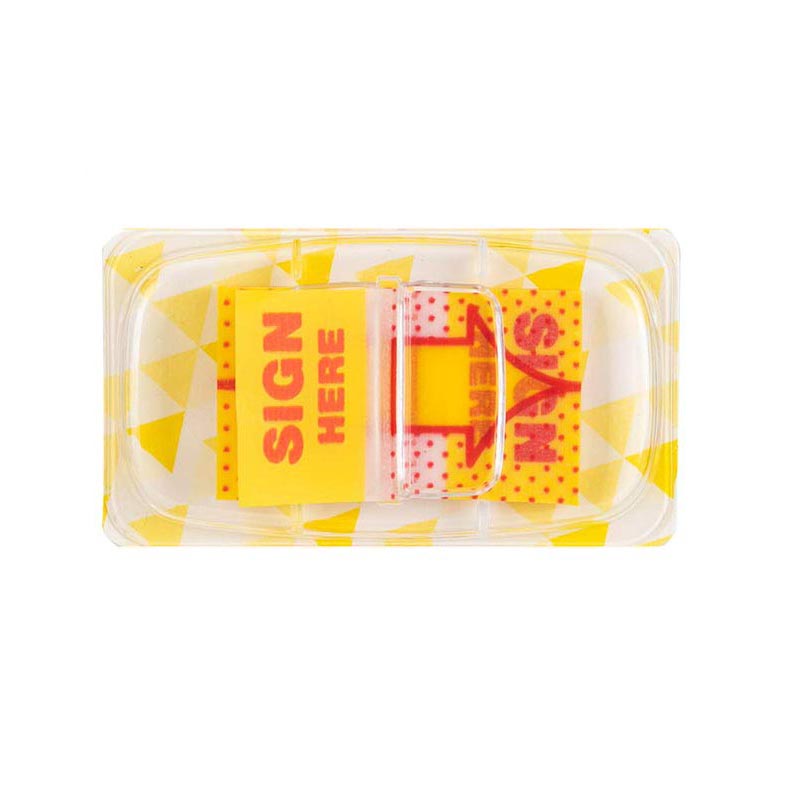 Sign Here Index Tabs, 50 Flags 44mm x 25mm