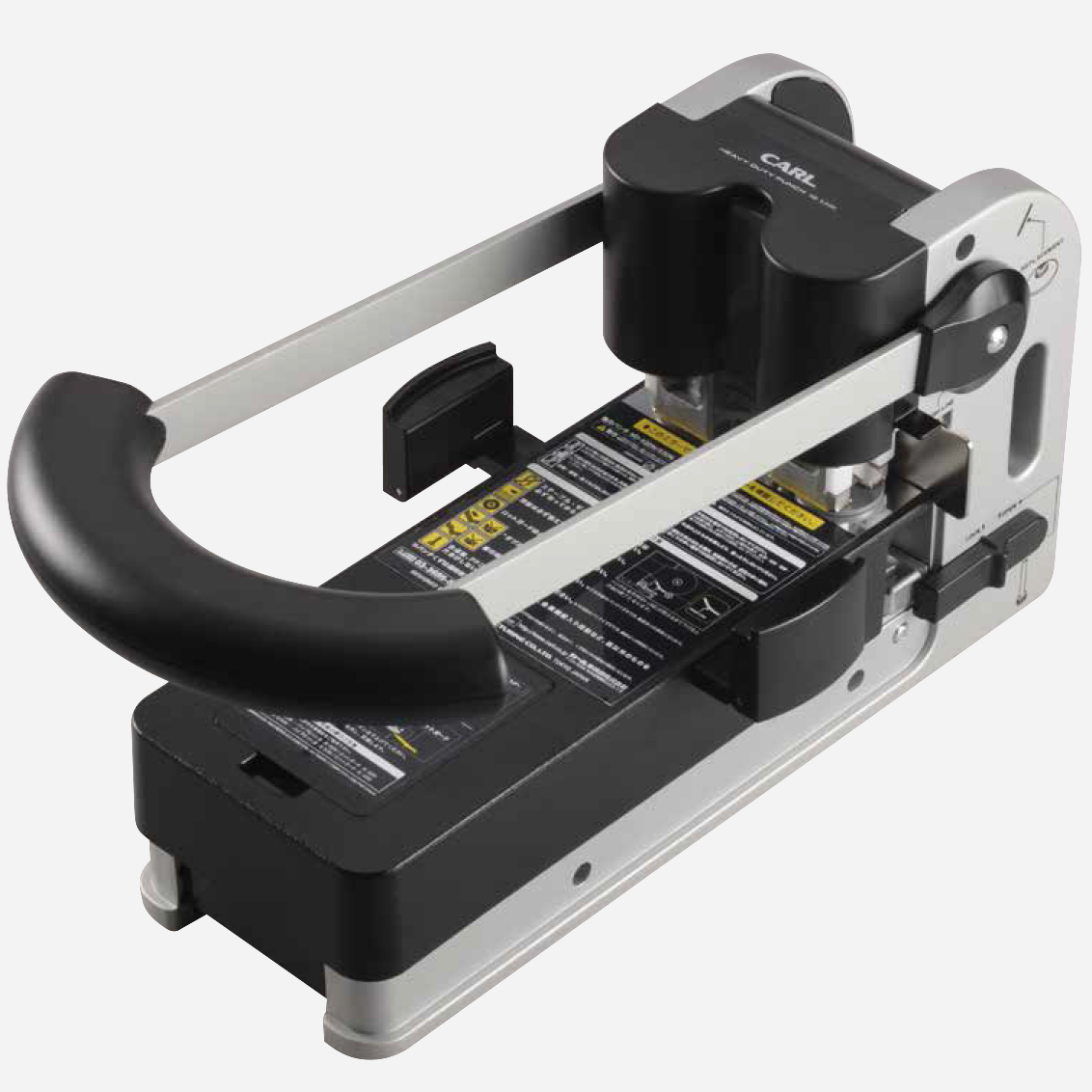 Carl 2-Hole Heavy Duty Paper Punch HD-530N, 275 Sheets