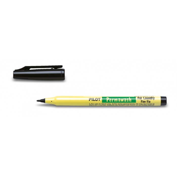 Pilot SWN-LMF Permawash Laundry Marker Fine Black
