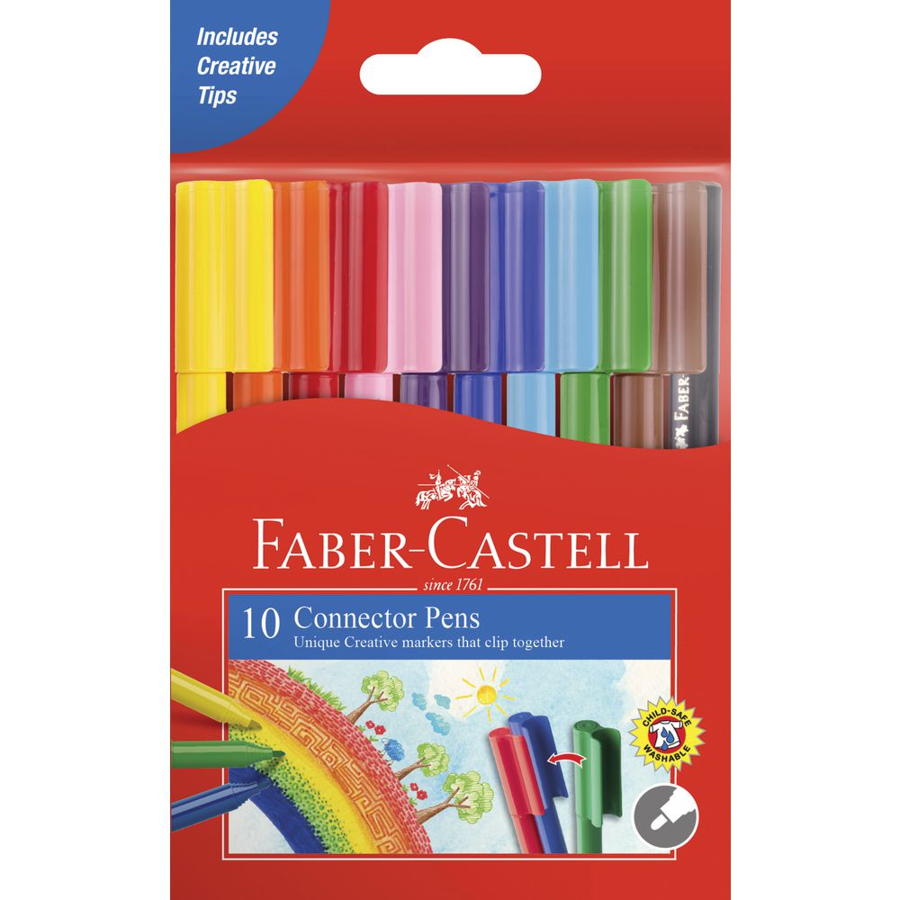 Faber-Castell Connector Pens 10 Color FCINT11150A