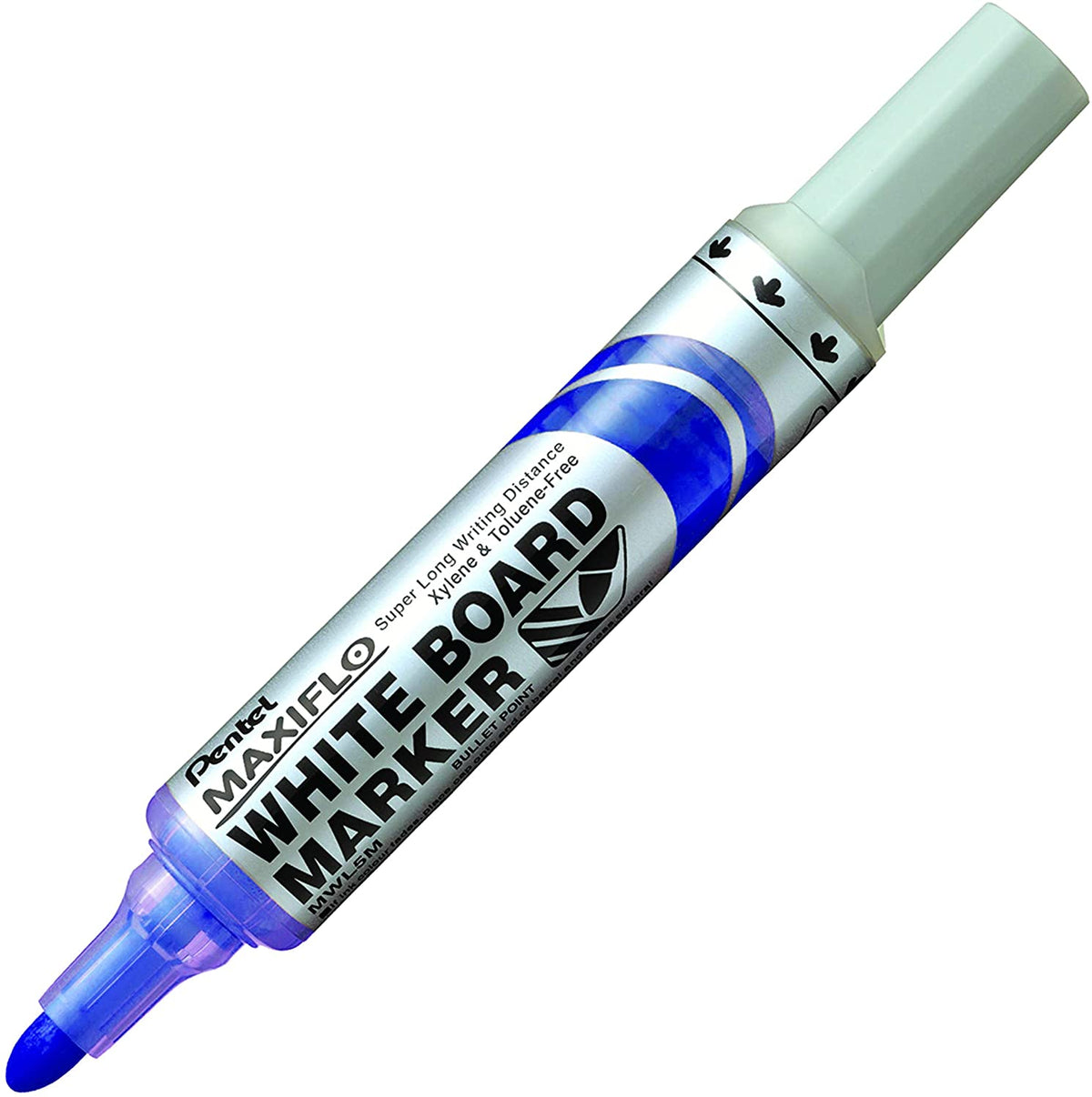 Pentel MWL5M Maxiflo Medium Bullet Tip Whiteboard Marker (Pack of 12)