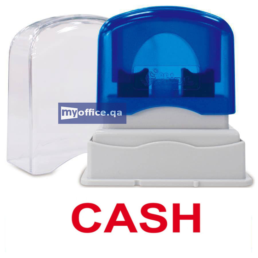 Shiny OA Pre Ink Stamp 'Cash' Red (EN199-PG)