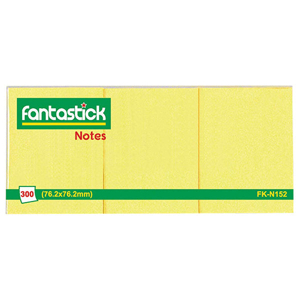 Fantastick Sticky Notes 1.5x2, Yellow N152