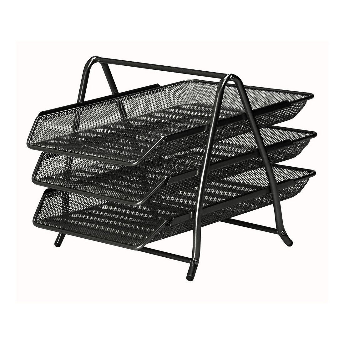 Maxi 3 Layer Metal Tray Mesh - Black