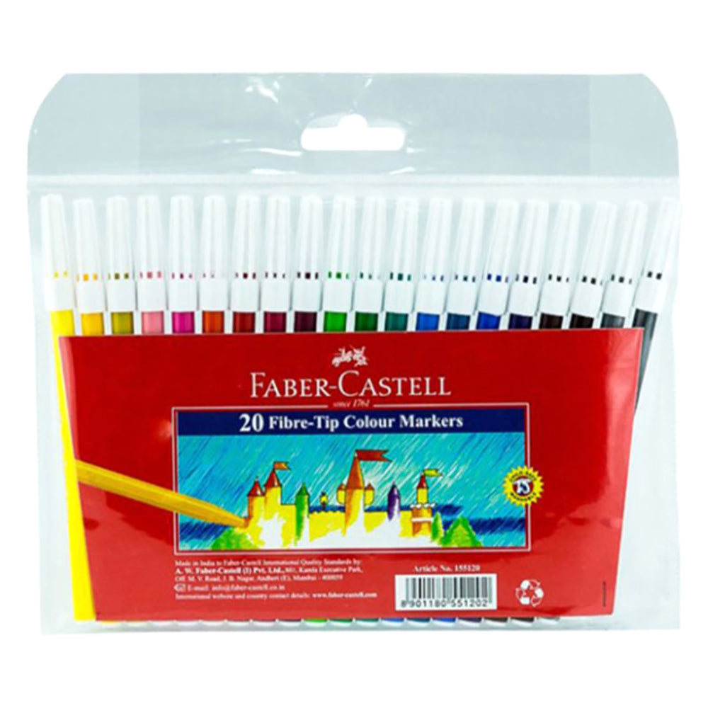 Faber-Castell Fiber Tip Coloring Pen Multicolor FCIN155120