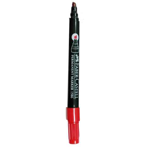 Faber-Castell Permanent Marker Red 1586
