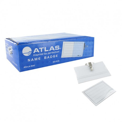 Atlas Name Badge AS-LA-300 (Pack of 50)