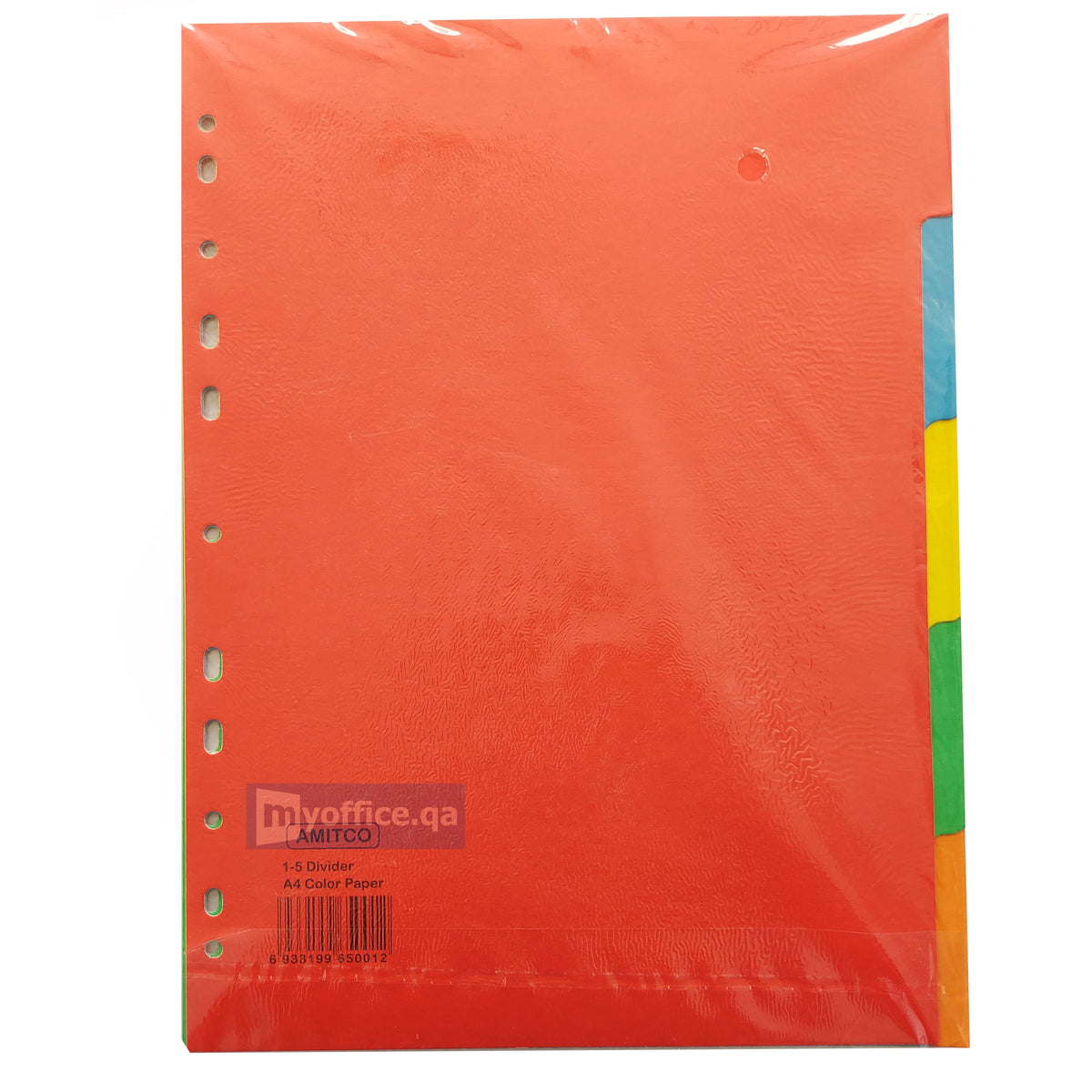 Premium Paper Index Divider 1-5 Color A4
