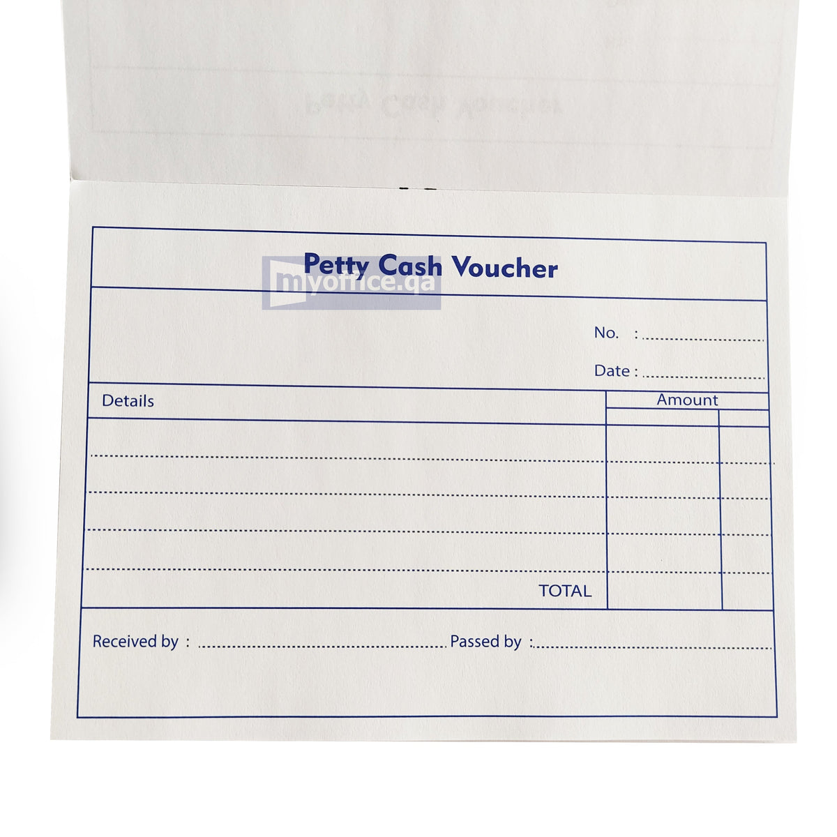 Petty Cash Voucher 11x15cm