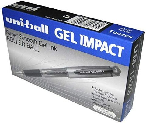 Uni-ball Gel Impact Broad Pen Blue MI-UM153S-BE