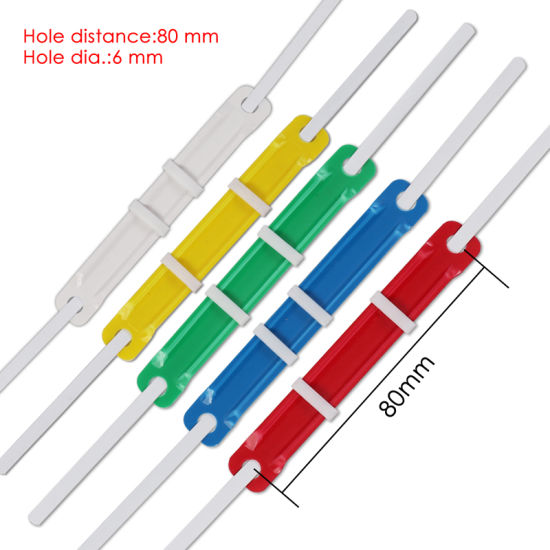 8cm Plastic Paper Fasteners (Pack of 50)