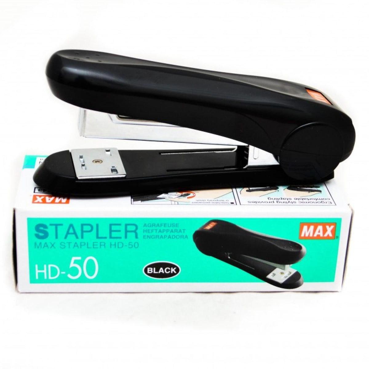 Max HD 50 Stapler, 30 Sheets Capacity