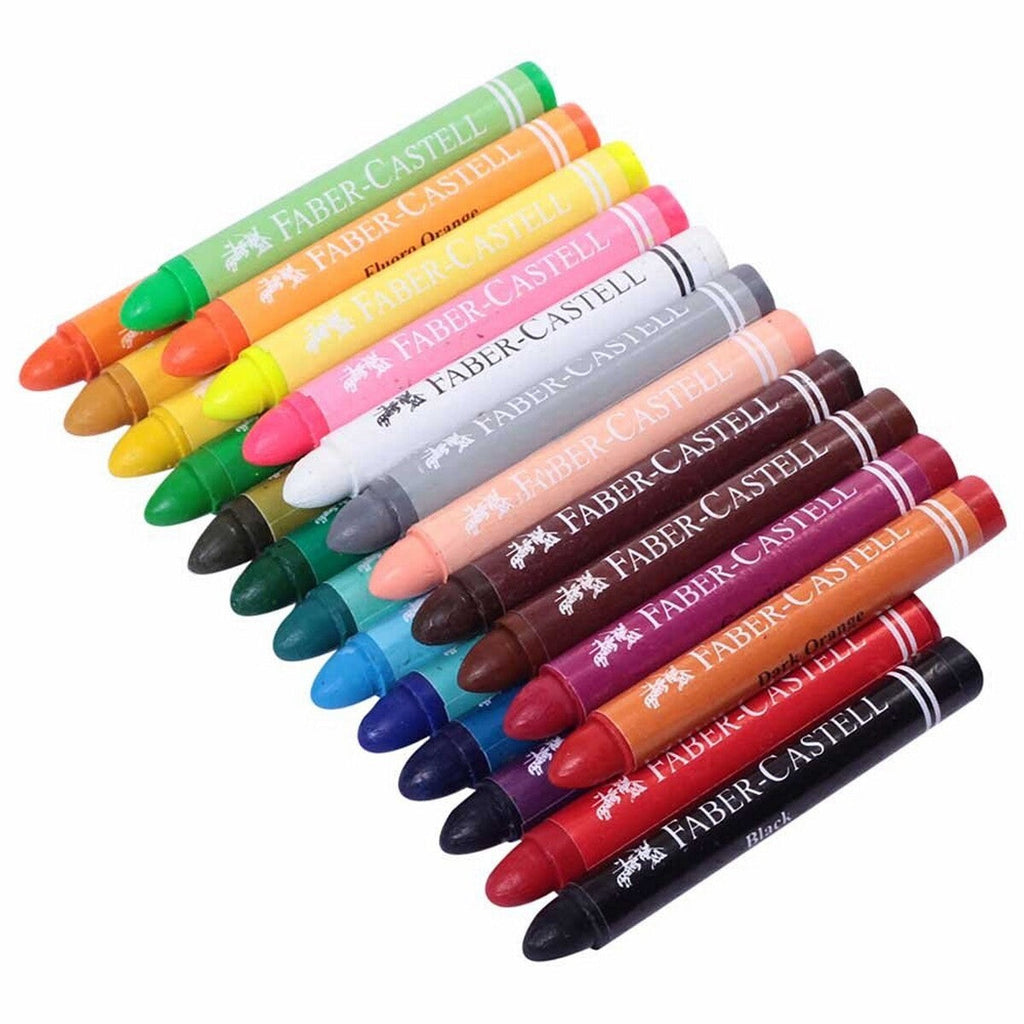 Faber-Castell Wax Crayon Multicolor FCIN120039 24 Pcs Set