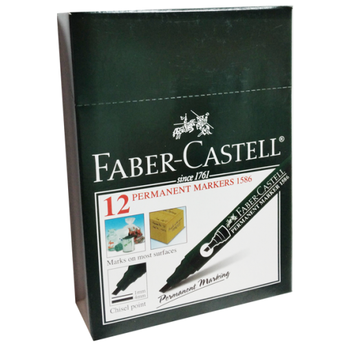 Faber-Castell Permanent Marker Black 1586