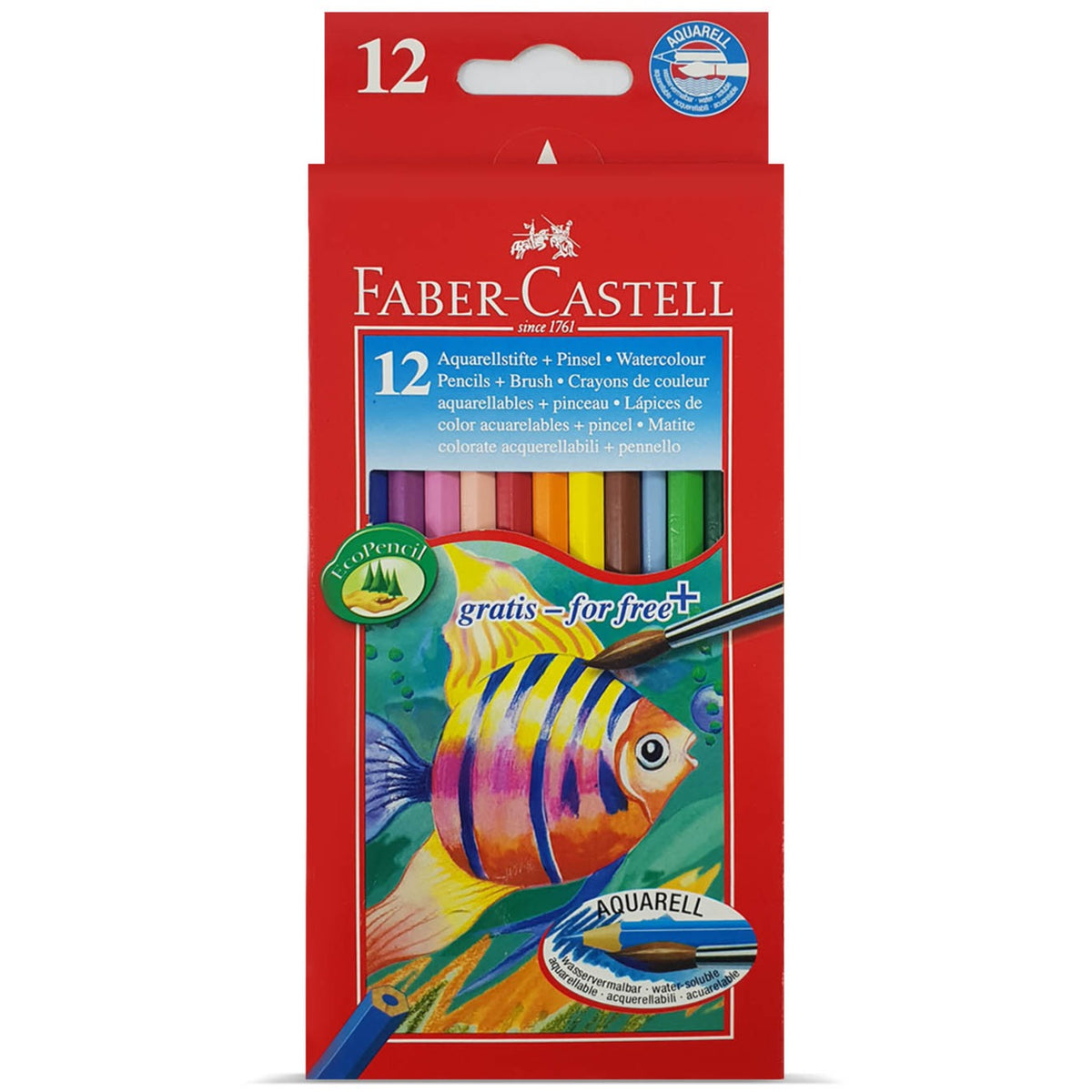 Faber-Castell Water Colour Pencils (12) FCI114413
