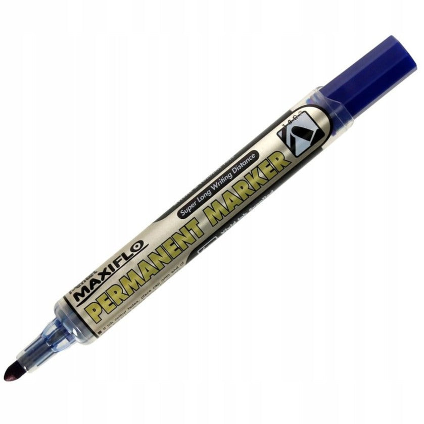 Pentel NLF50 Maxiflo Bullet Tip Permanent Marker (Pack of 12)