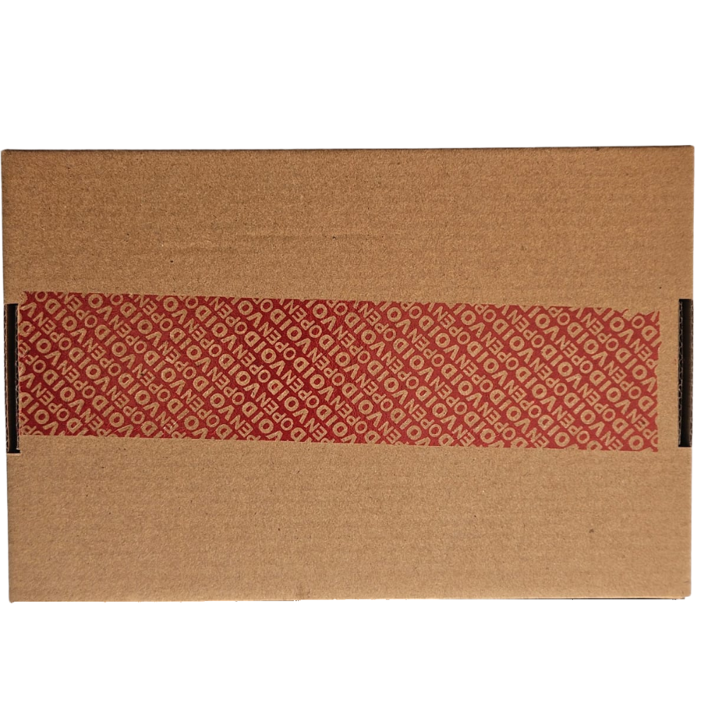 Red Tamper-Proof Security Void Tape - 50mm x 50m Roll