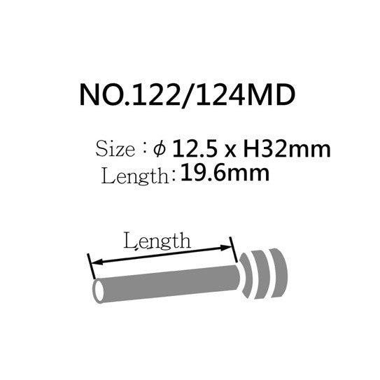 Carl P-122MD Replacement Punching Blades for 122N/124N