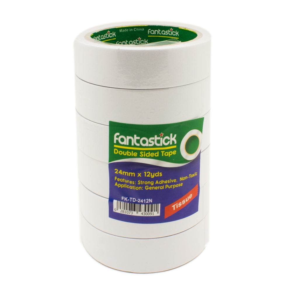 Fantastick 2412N Double Sided Tape 1"x12 Yards
