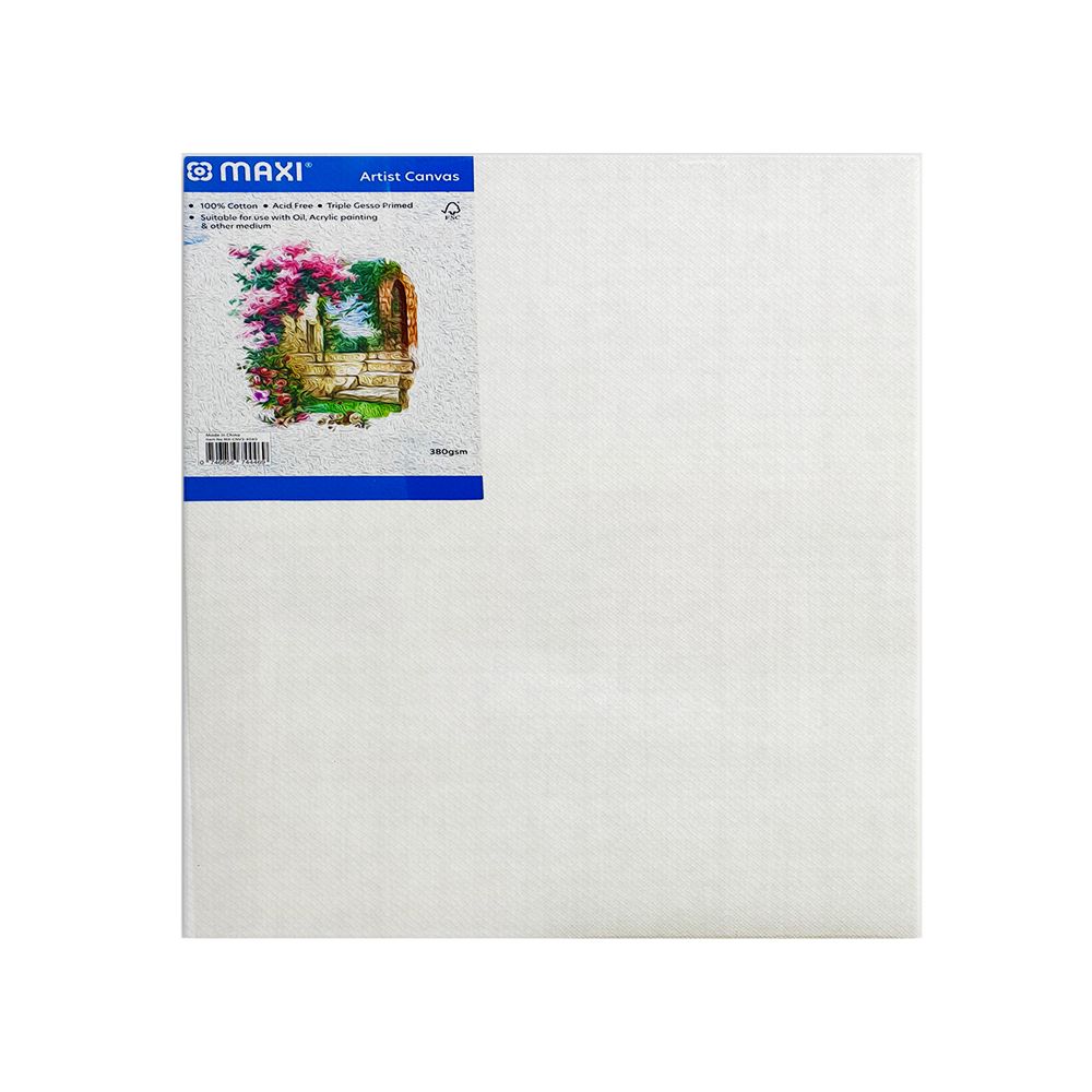 Maxi Stretched Canvas Board 380gsm 20x30cm (MX-CNV3-2030)
