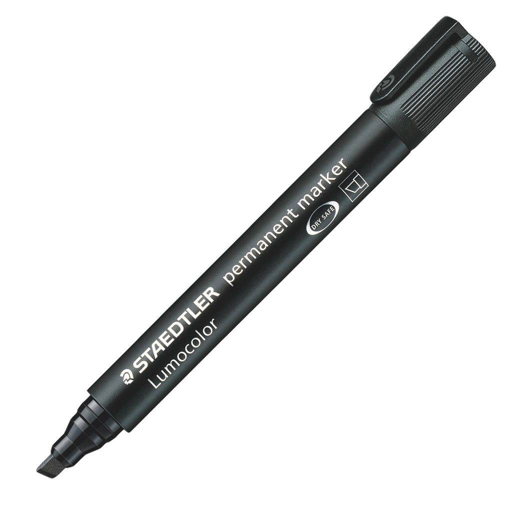 Lumocolor Permanent Marker Chisel 350 (Pack of 10)