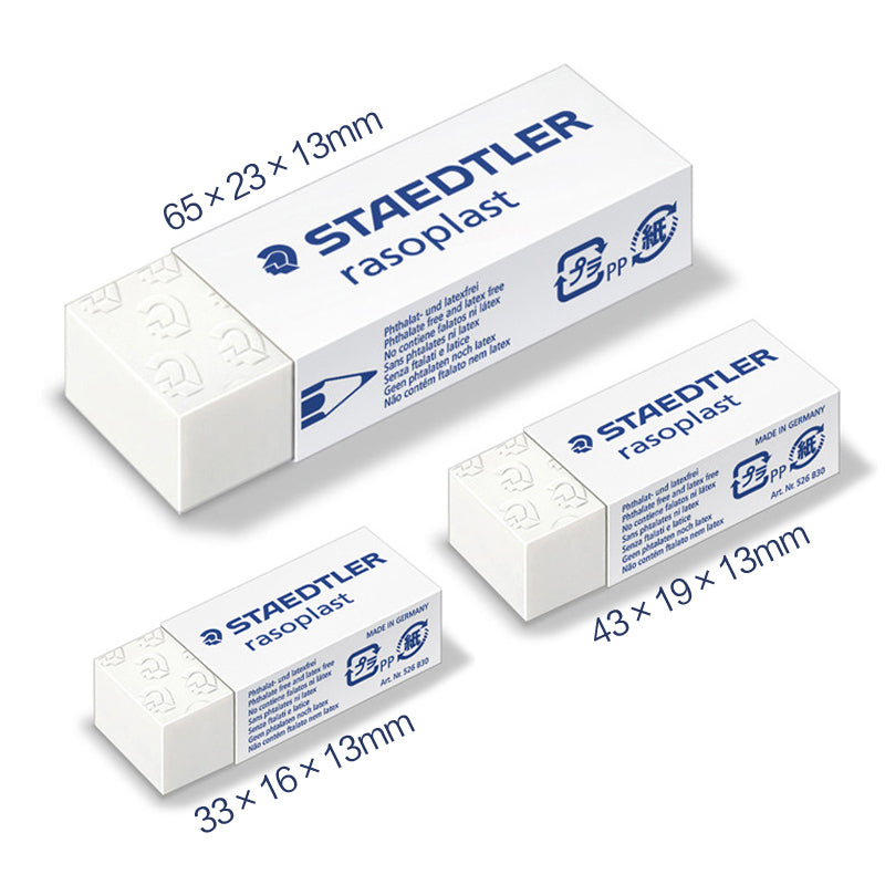 Raso Plast Eraser Box 526 (Big/Medium/Small)
