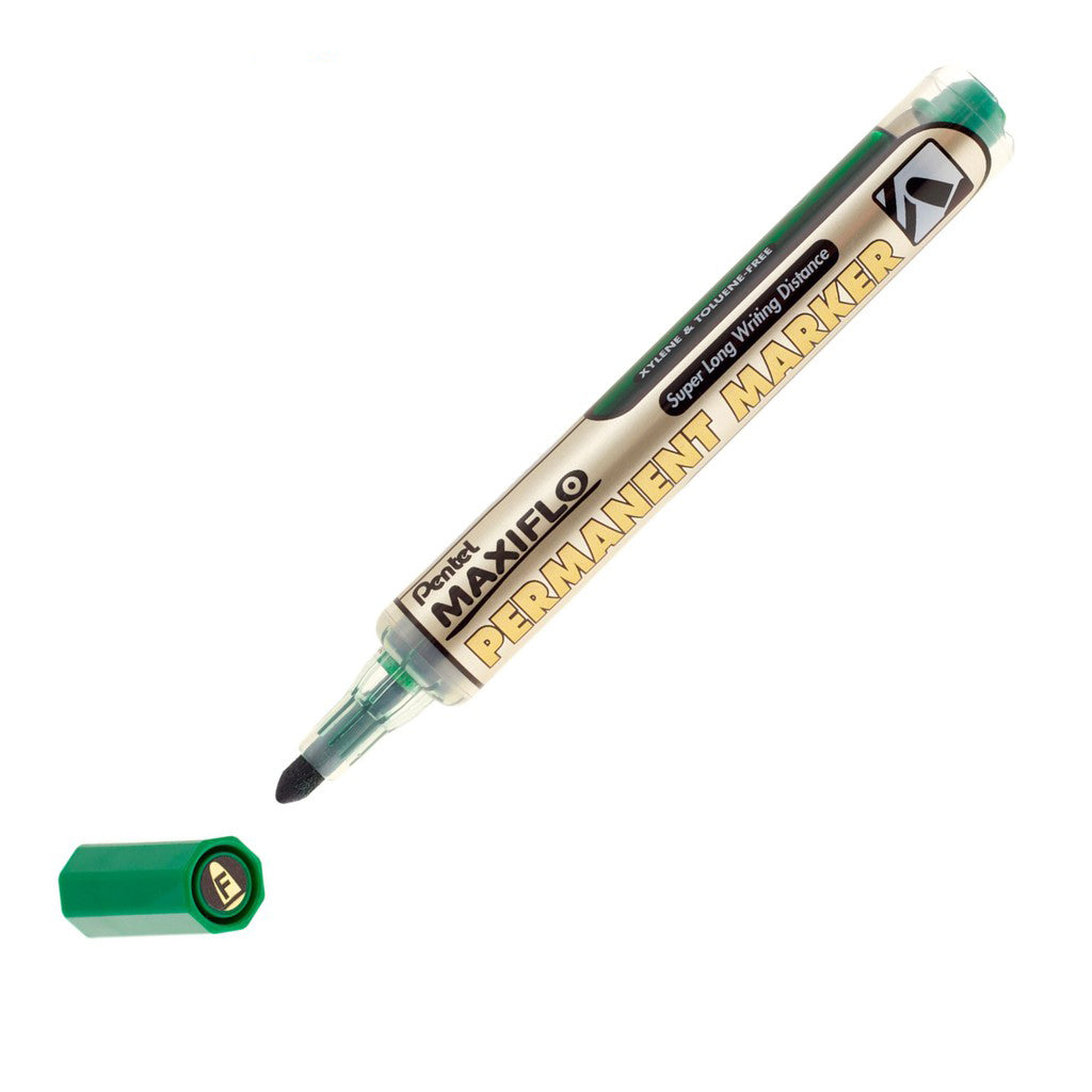 Pentel NLF50 Maxiflo Bullet Tip Permanent Marker (Pack of 12)