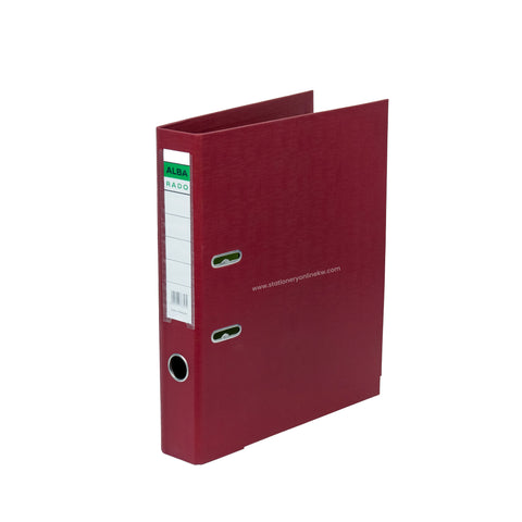 PVC Box File F/S Maroon 75mm