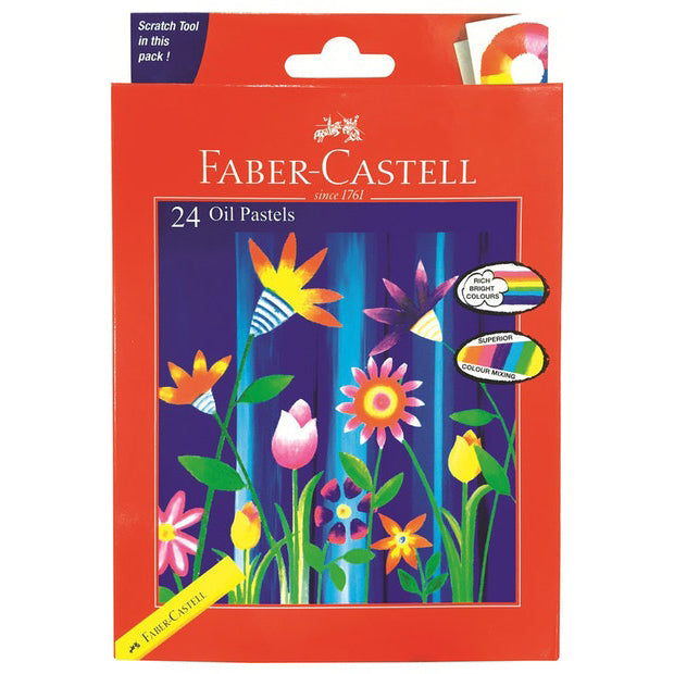 Faber-Castell Oil Pastels 24 Color FCIN126024