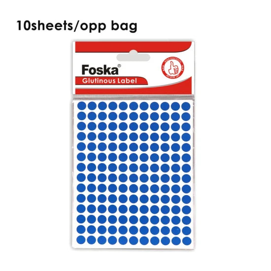 Foska Glutinous Label Sticker 107x162mm