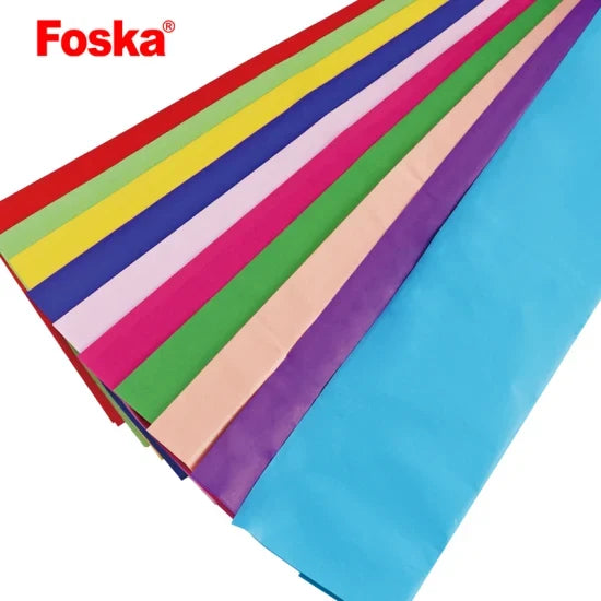 Crepe Paper 50cm x 75cm Assorted Colors (Set of 10)