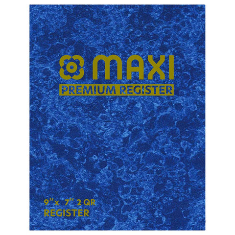 Maxi Premium Register Book 9x7, 2QR-96 Sheets