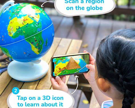 PlayShifu Orboot Earth Interactive AR Globe for Kids | STEM Educational Learning Toy | 1000+ Facts | Ages 4–10