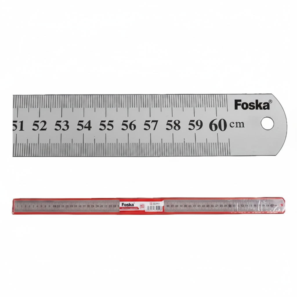 Foska Stainless Steel Ruler 60CM