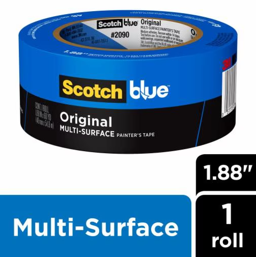 3M Scotch Blue Original Painter's Tape 2090-48NC, 48mmx54.8m