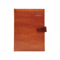 B5 PU Leather Padded Brown Stitching w/Magnetic Flap Diary 2026 (B5-21)