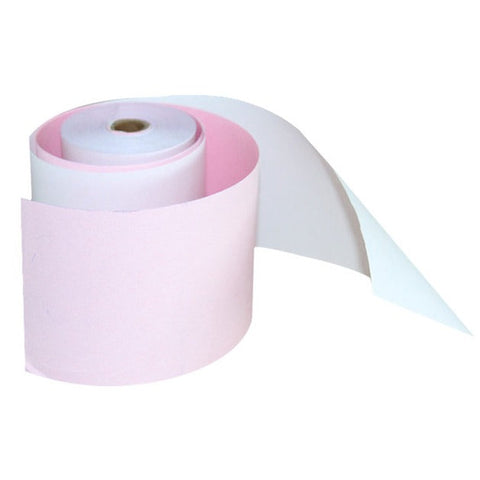 76mm x 65mm 2ply Carbonless Paper Roll (Box of 50)