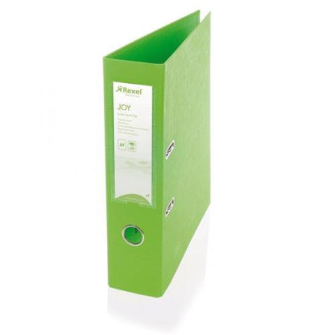PVC Box File F/S Lime Green 75mm